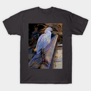 Great White Heron. T-Shirt